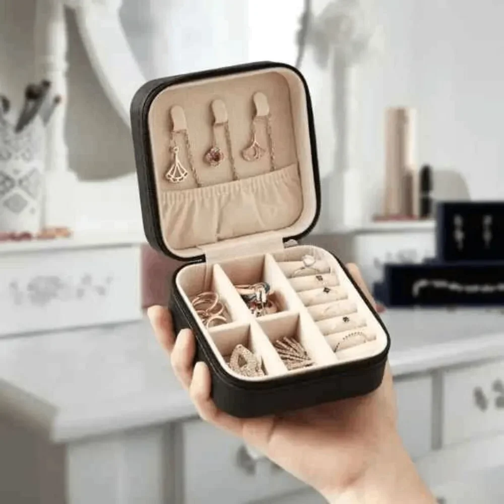 Jewelry Box Portable Travel Jewelry Case